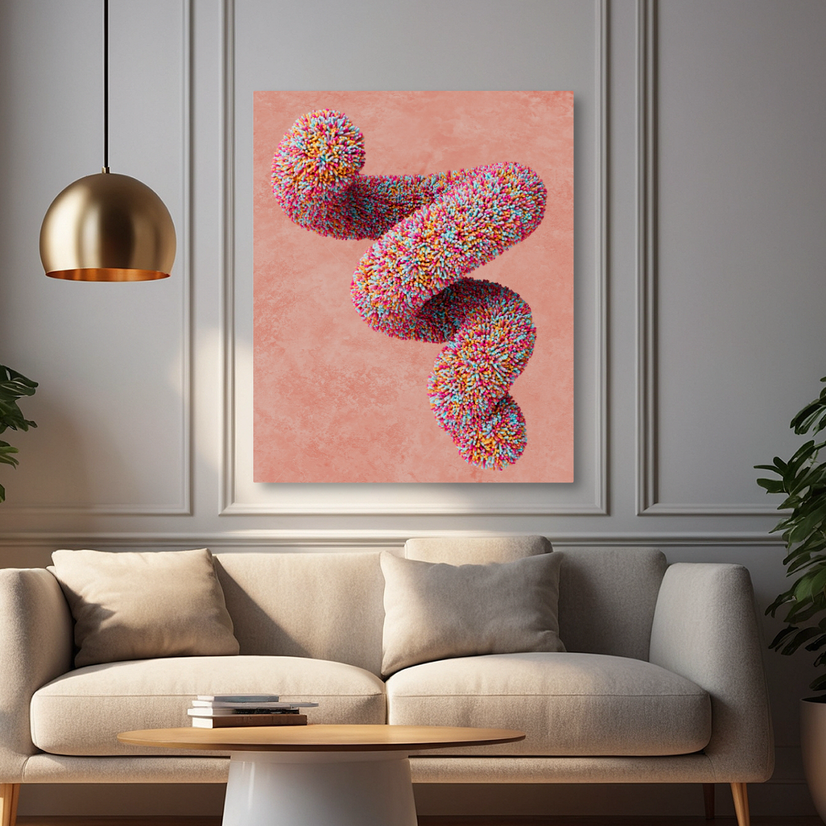 Tablou Canvas Abstract Gogoașă ADN