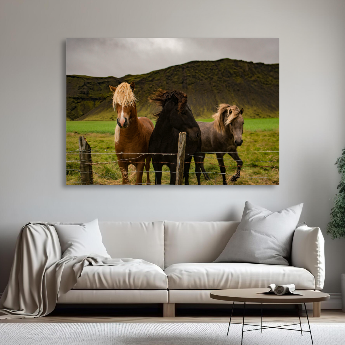 Tablou Canvas Animale Cai Sălbatici