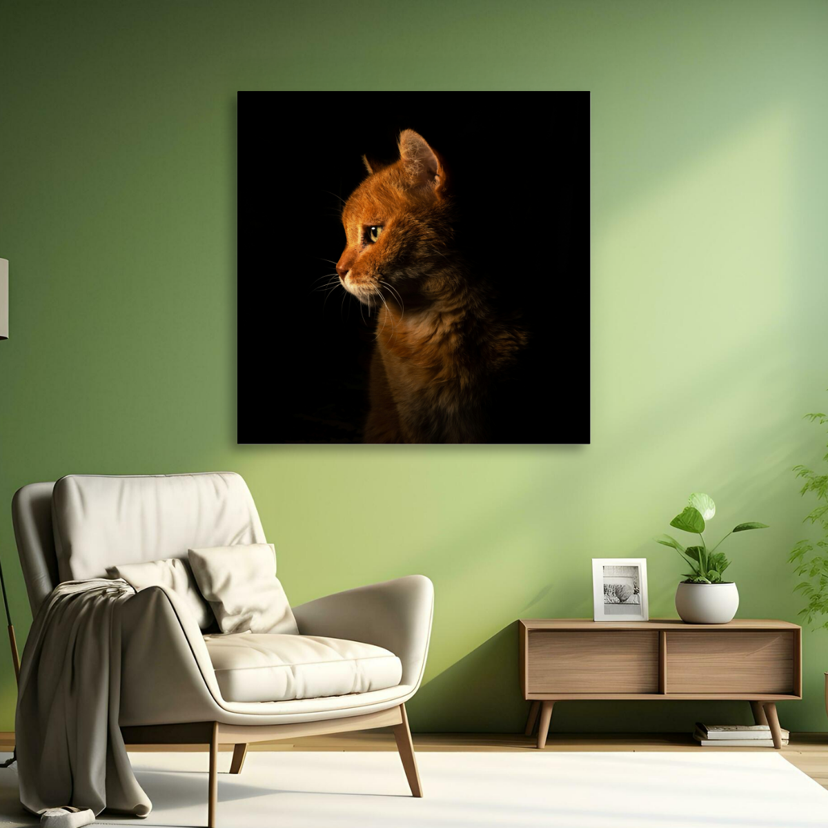 Tablou Canvas Animale Portret Pisică Motanul Încălțat