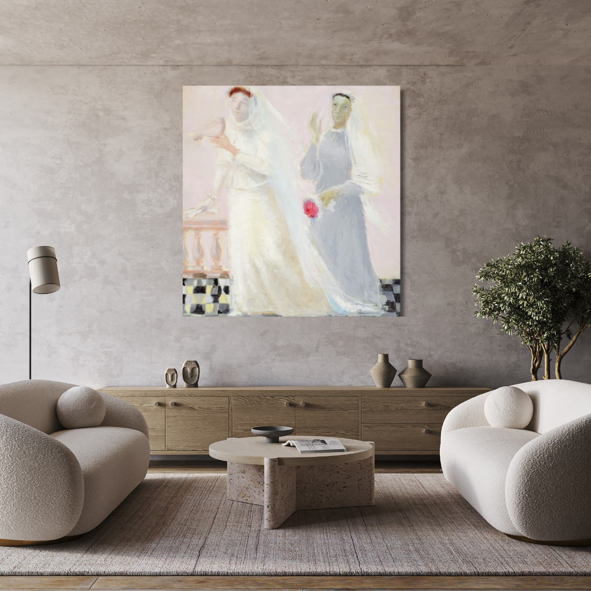 Tablou Canvas Artistic Nuntă în Cer