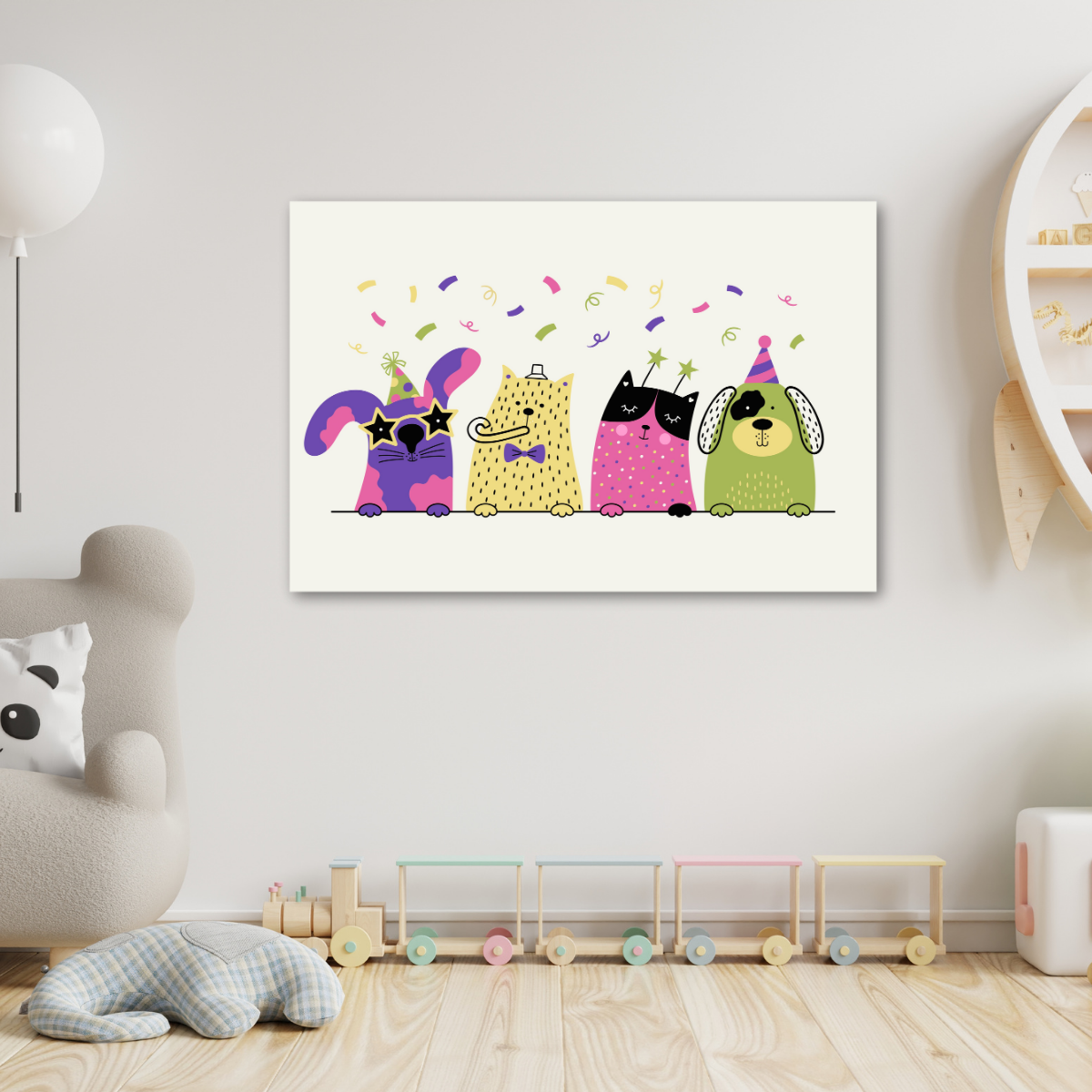 Tablou Canvas Copii Party Cats