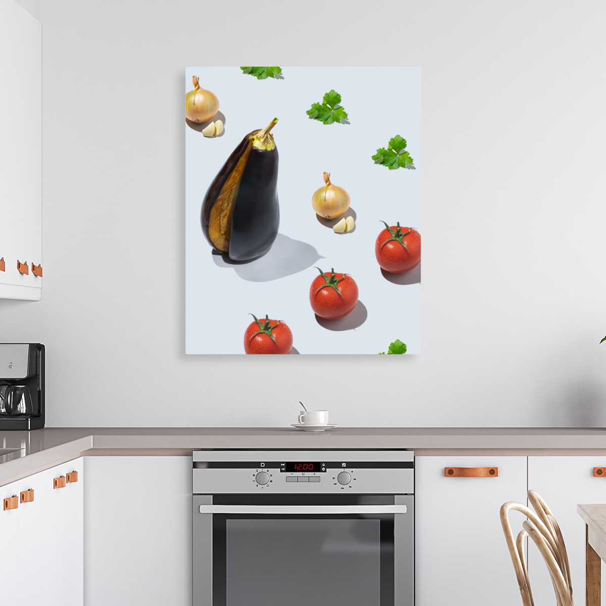 Tablou Canvas Încolonarea Legumelor, Compoziție Creativă, Multicolor IPCVALI-405