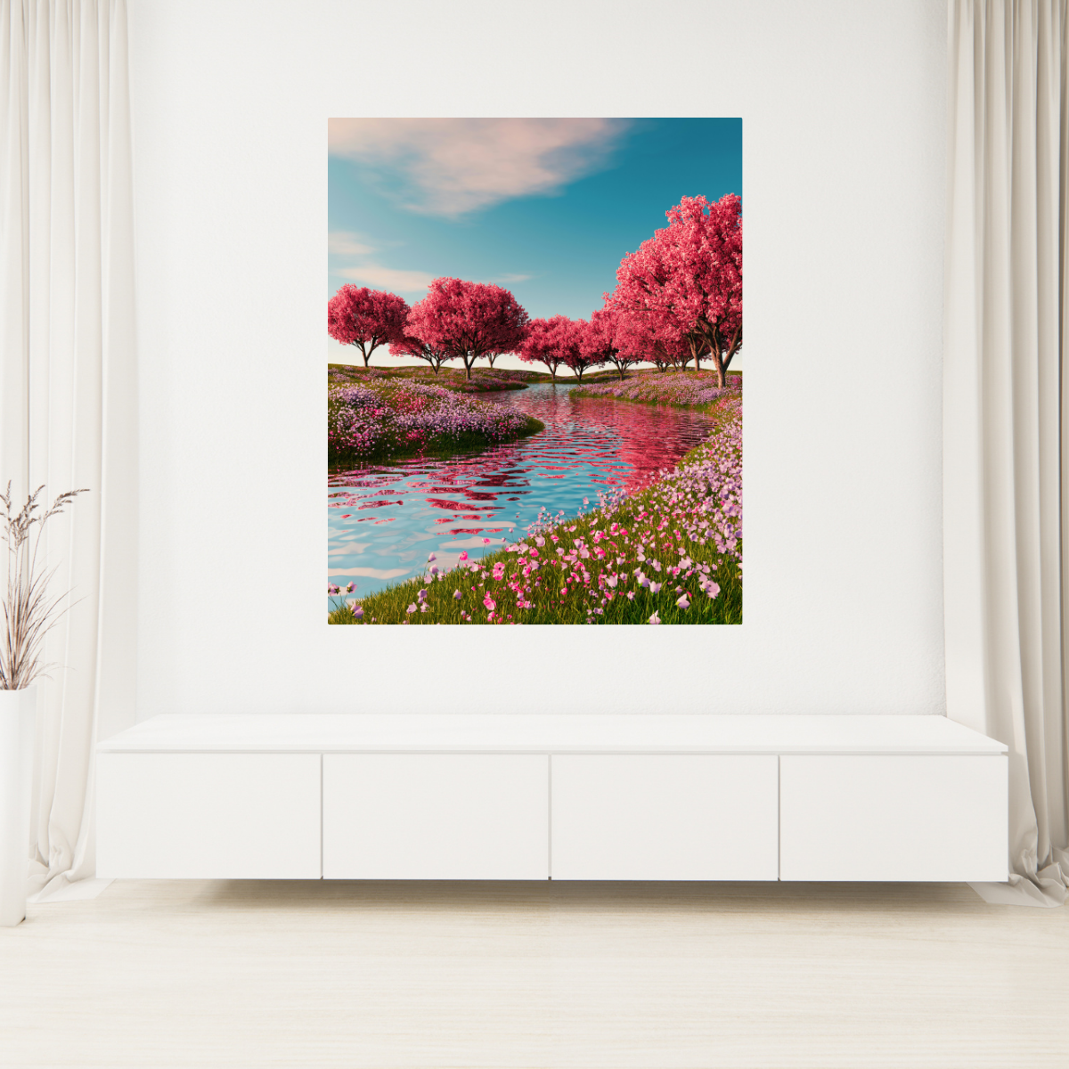 Tablou Canvas Natură Primăvara Roz