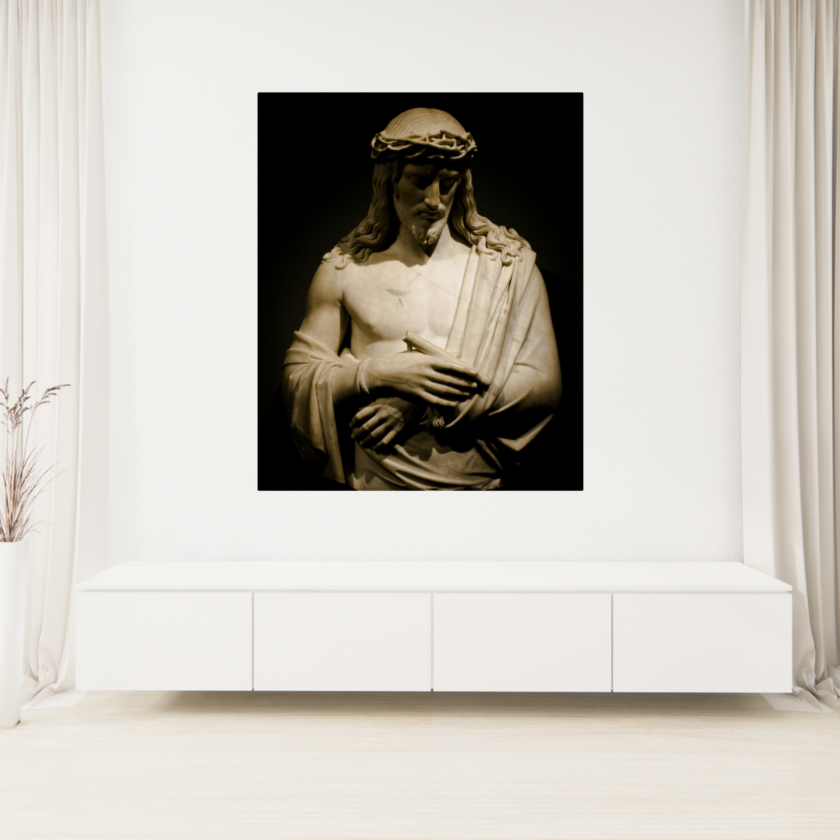 Tablou Canvas Religios Statuie