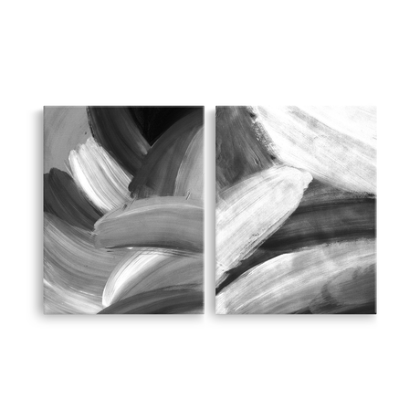 Set-2-Tablouri-Canvas-Abstract-Expresionist-Alb-Negru-IPCVBST-15-16-Fata