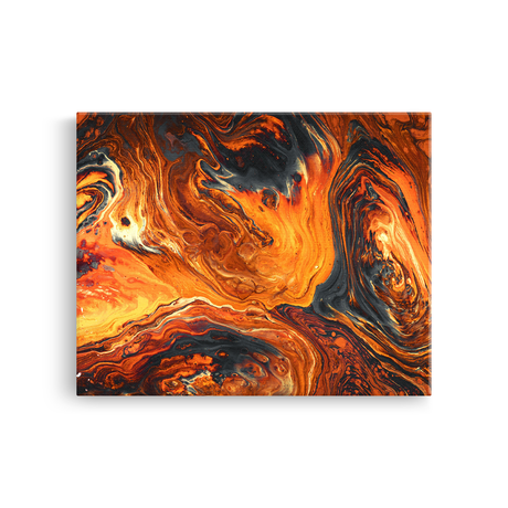 Tablou Canvas Abstract Orange Lava