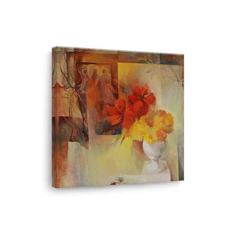 Tablou Canvas Artistic Flori de Toamnă
