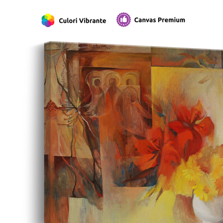 Tablou Canvas Artistic Flori de Toamnă