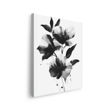 Tablou-Canvas-Compozitie-Florala-Expresiva-Pictura-Moderna-Alb-Negru-IPCVBST-24-Lateral