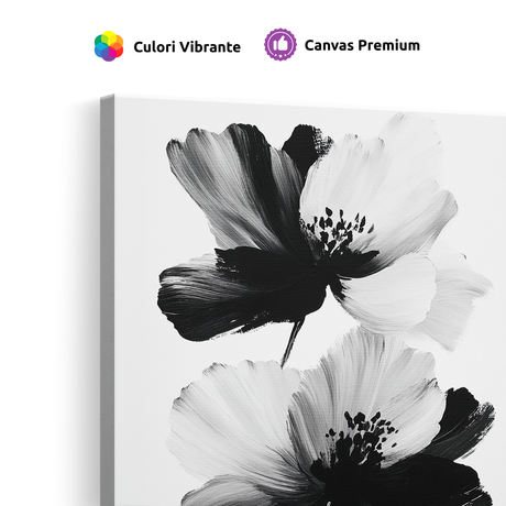 Tablou-Canvas-Duo-Floral-Abstract-Pictura-Moderna-Alb-Negru-IPCVBST-25-Detaliu