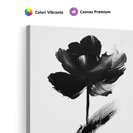 Tablou-Canvas-Floare-Monocroma-Abstracta-Pictura-Moderna-Alb-Negru-IPCVBST-23-Detaliu
