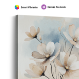 Tablou-Canvas-Flori-Delicate-Pastelate-Acuarela-Bej-Albastru-IPCVBST-30-Detaliu