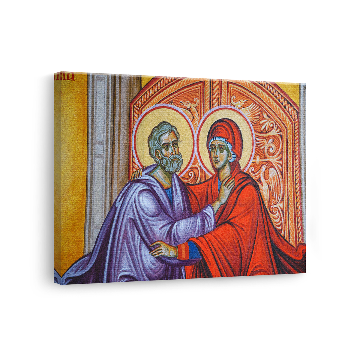 Tablou Canvas Icoană Sfântul Ioachim și Sfânta Anna, Părinții Sfintei Marii