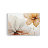 Tablou-Canvas-Magnolii-Inflorite-Acuarela-Botanica-Bej-Portocaliu-IPCVBST-9-Fata