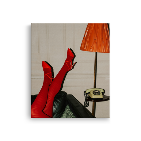 Tablou Canvas Vintage Red Lady