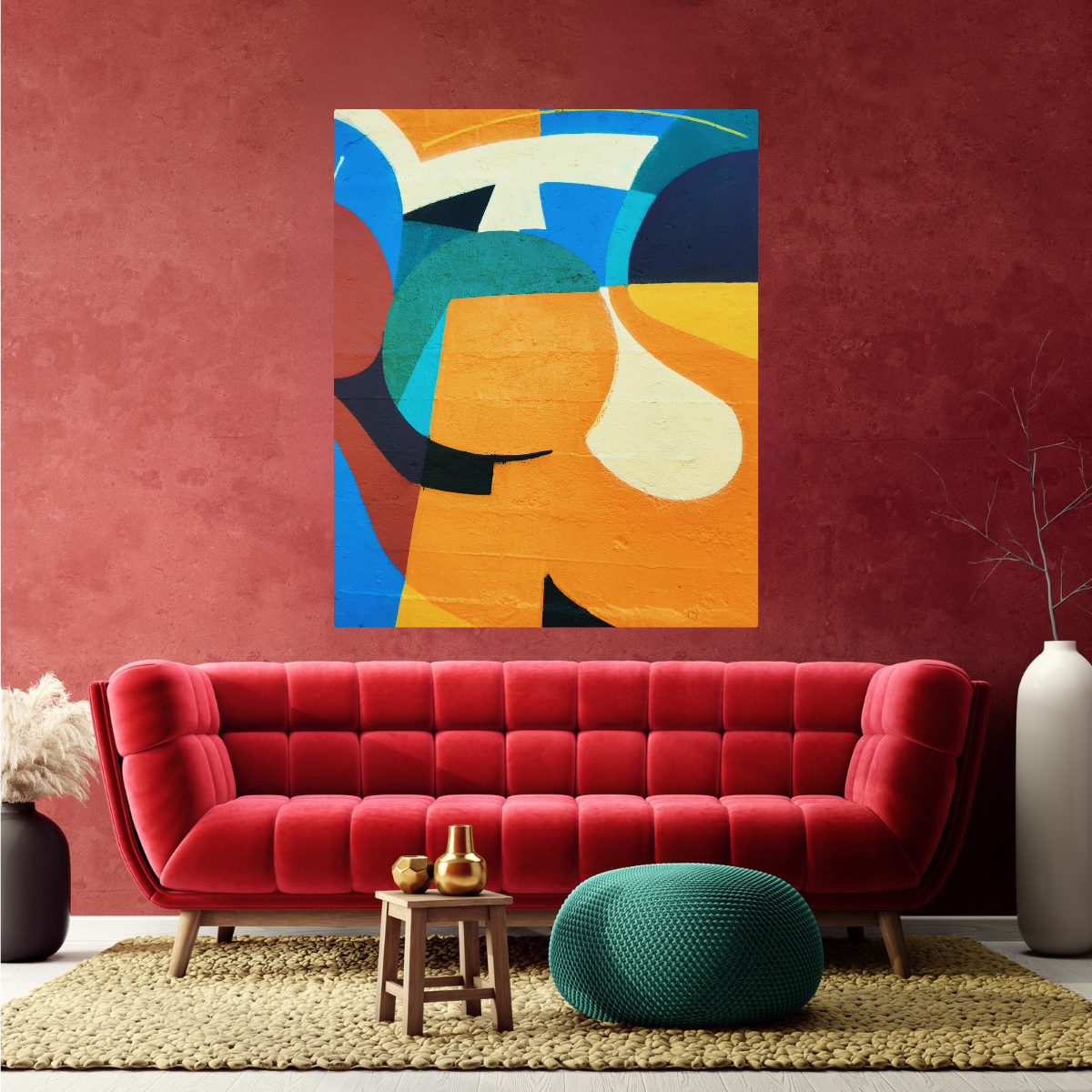 Tablou Canvas Abstract Artă Multicoloră 