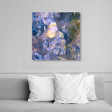 Tablou Canvas Abstract Artistic Galben Albastru
