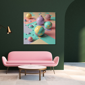 Tablou Canvas Abstract Bubble Trouble