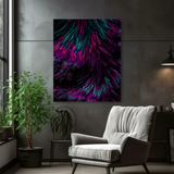 Tablou Canvas Abstract  Mov Verde