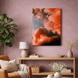 Tablou Canvas Abstract Nori Portocalii