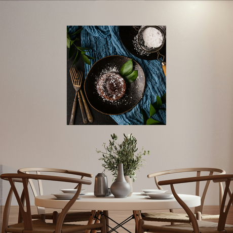 Tablou Canvas Alimente Brownie cu Ciocolată