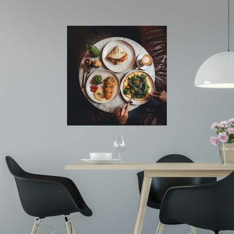 Tablou Canvas Alimente Cină în Trei