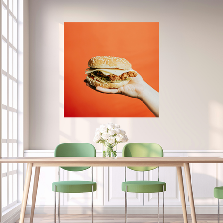 Tablou Canvas Alimente Fast Food Colorat