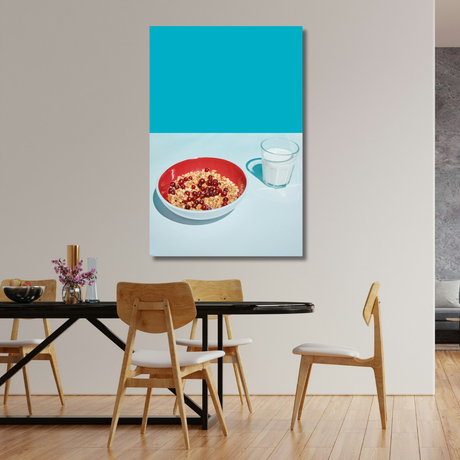 Tablou Canvas Alimente Mic Dejun Albastru