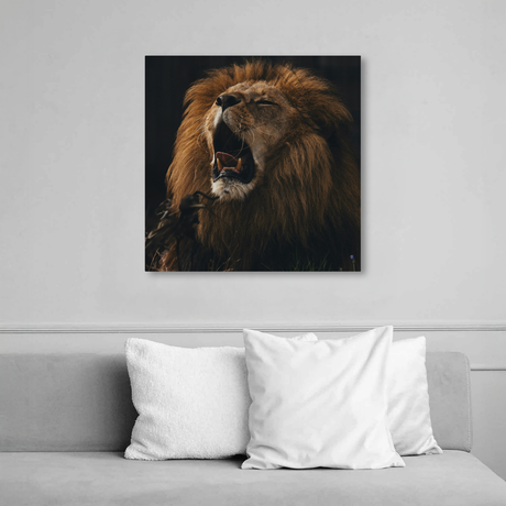Tablou Canvas Animale Leu care rage