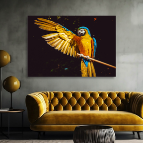 Tablou Canvas Animale Papagal Colorat