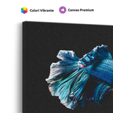 Tablou Canvas Animale Pește Albastru Vibrant