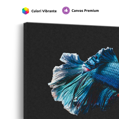 Tablou Canvas Animale Pește Albastru Vibrant