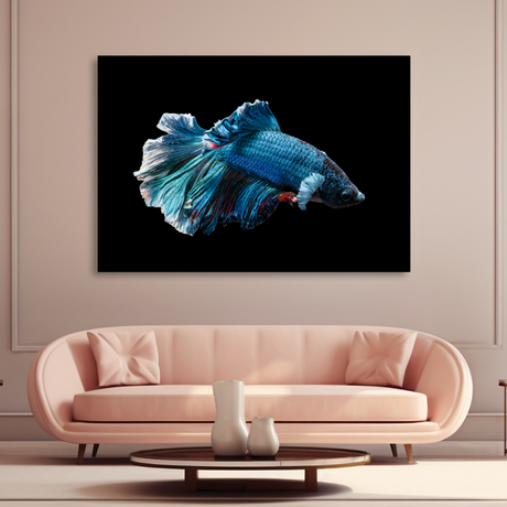 Tablou Canvas Animale Peste Albastru Vibrant