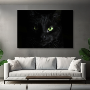 Tablou Canvas Animale Pisică Neagră