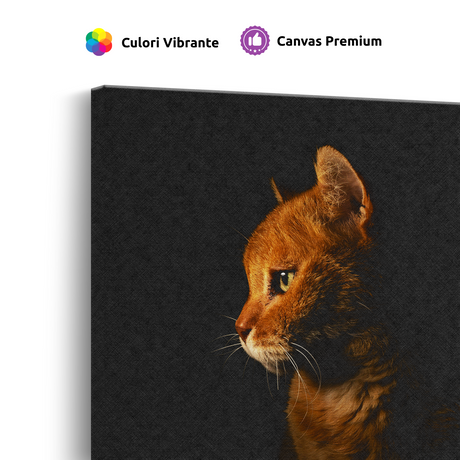 Tablou Canvas Animale Portret Pisică Motanul Încălțat