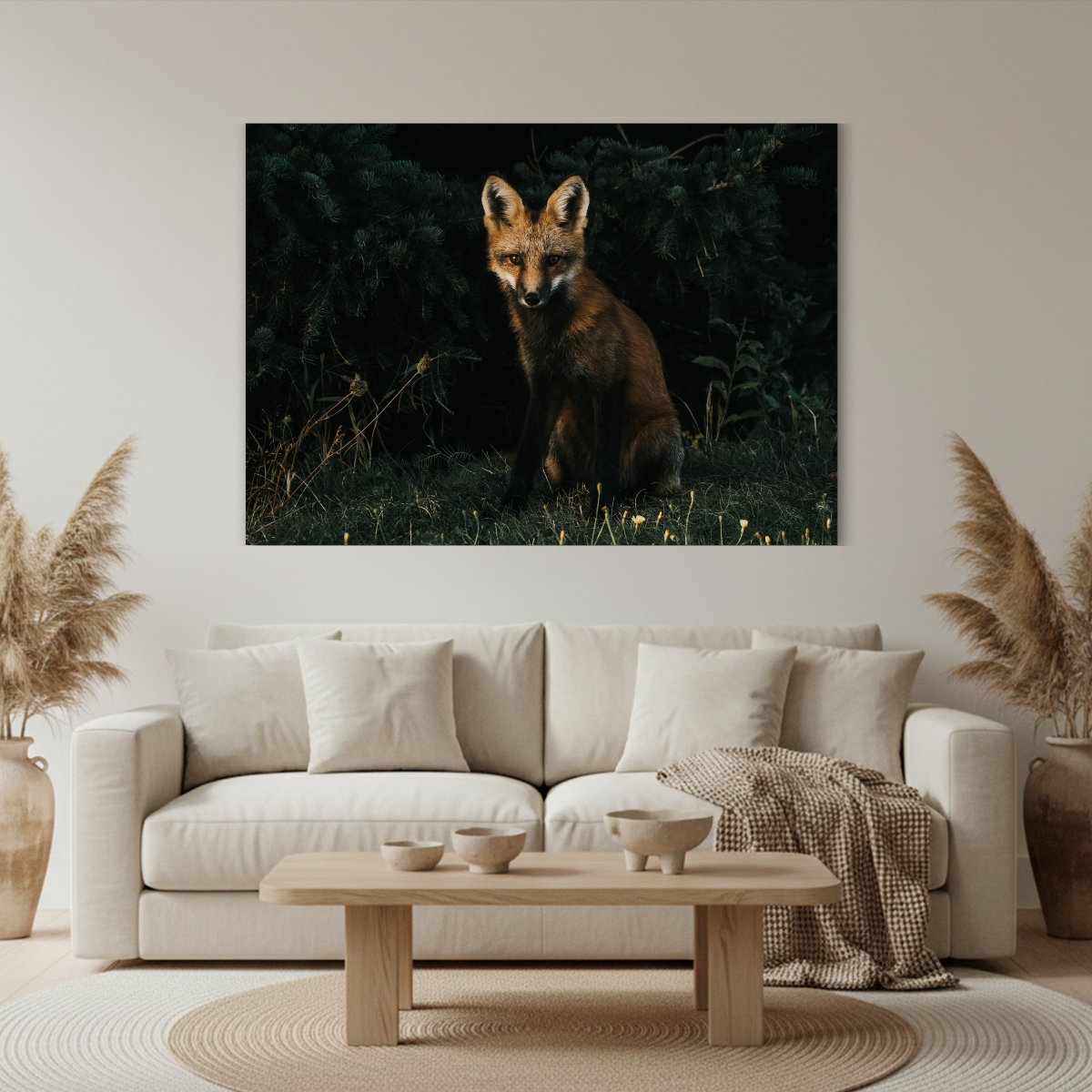 Tablou Canvas Animale Vulpe în Pădure