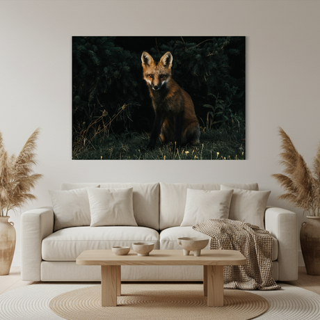 Tablou Canvas Animale Vulpe în Pădure