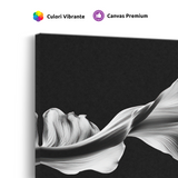 Tablou Canvas Armonia unei Frunze Abstracte - IPCVBW-547-4