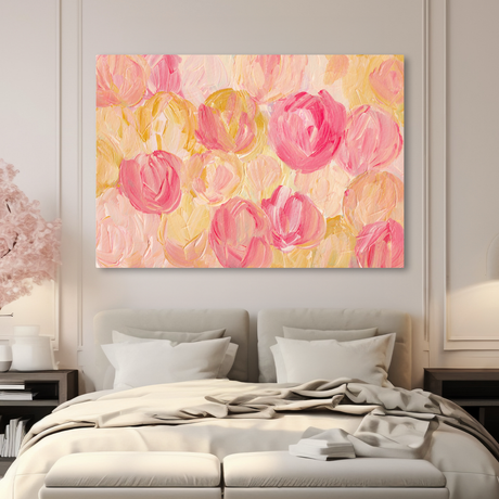 Tablou Canvas Artistic Lalele Pastel