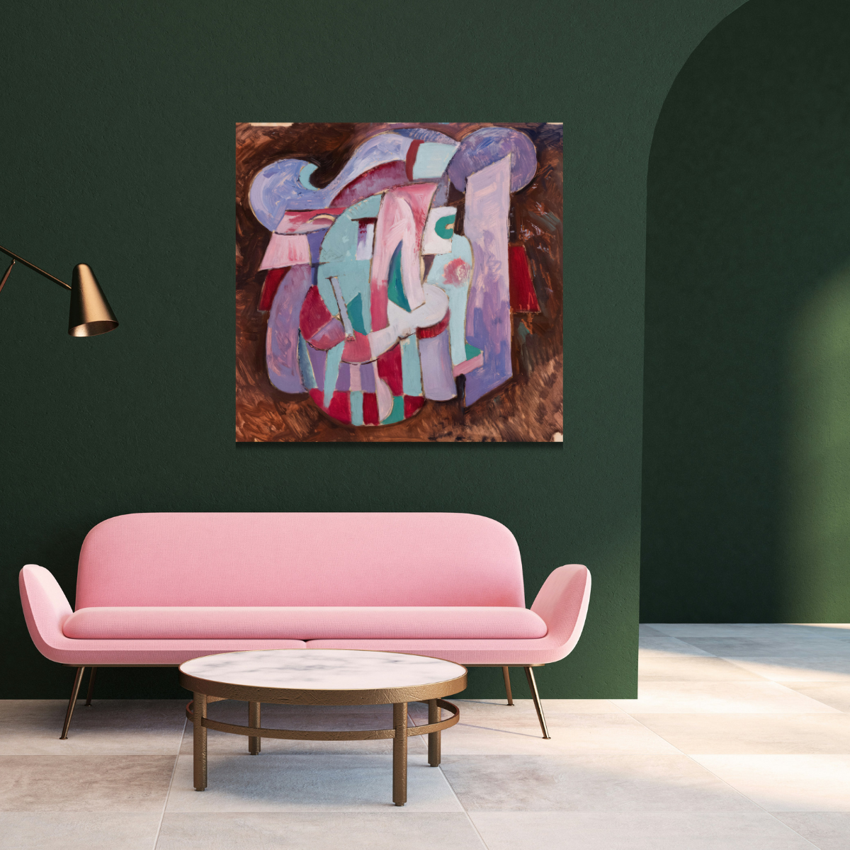 Tablou Canvas Artistic Muzică Pastel
