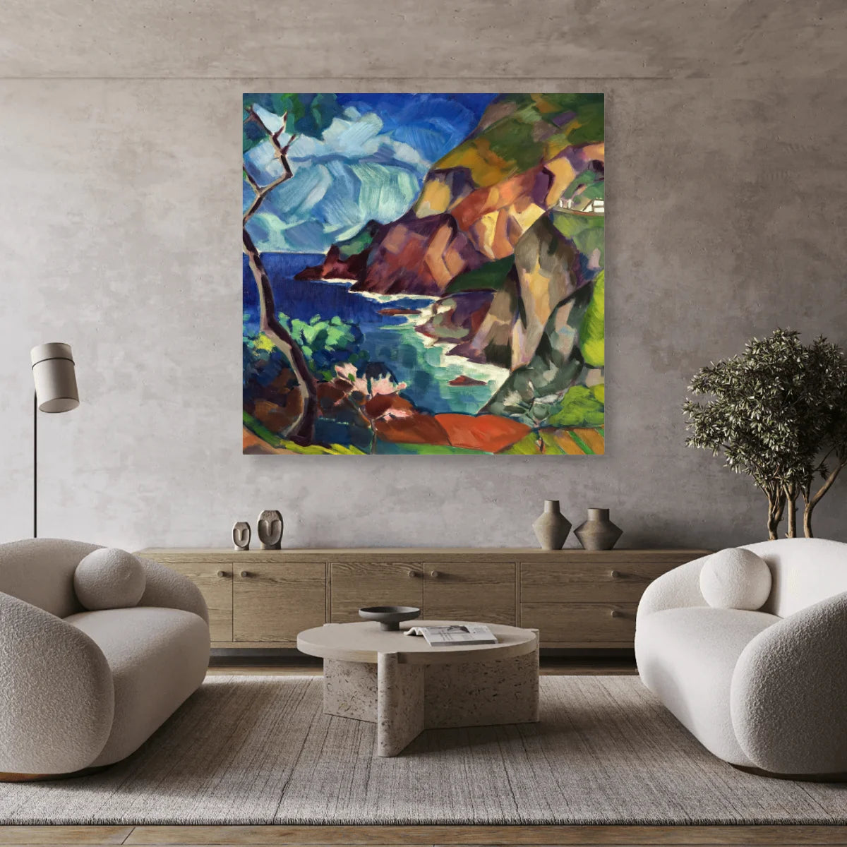 Tablou Canvas Artistic Pe Malul Lacului