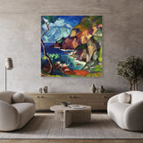 Tablou Canvas Artistic Pe Malul Lacului