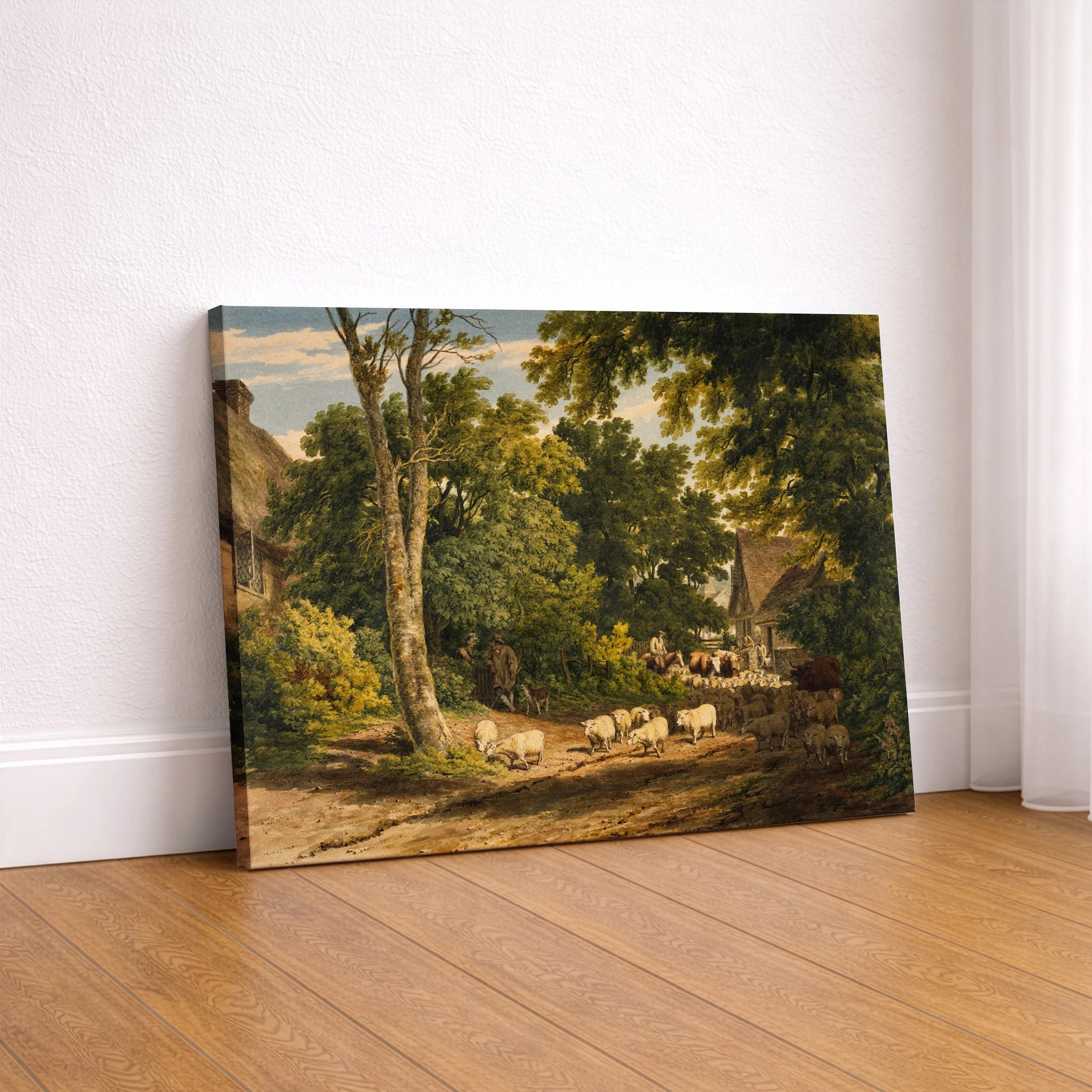 Tablou Canvas Artistic Viața de Odinioară