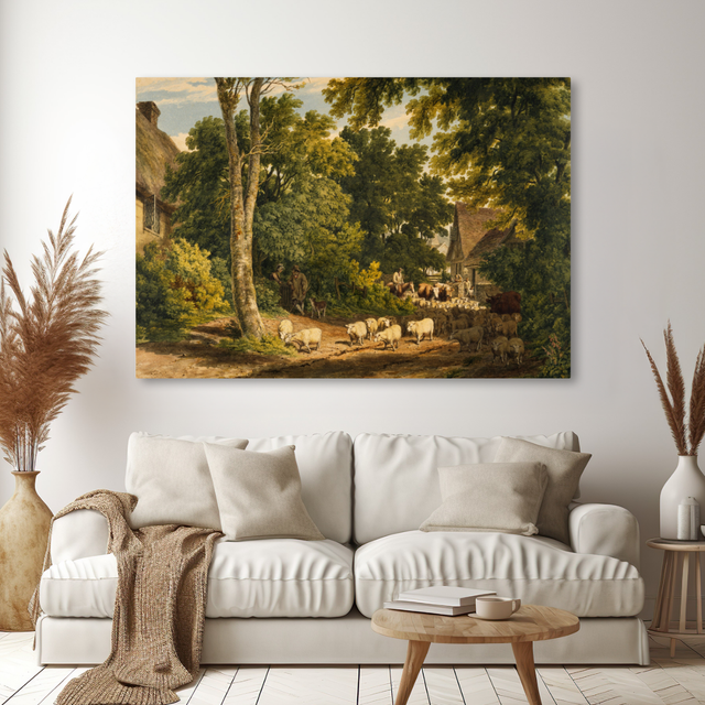 Tablou Canvas Artistic Viața de Odinioară