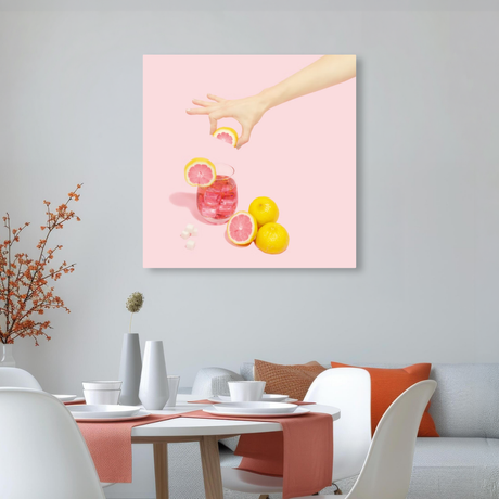 Tablou Canvas Cocktail Pink Gin, Concept Modern, Roz IPCVALI-408