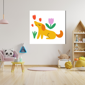 Tablou Canvas Copii Cățel Fericit