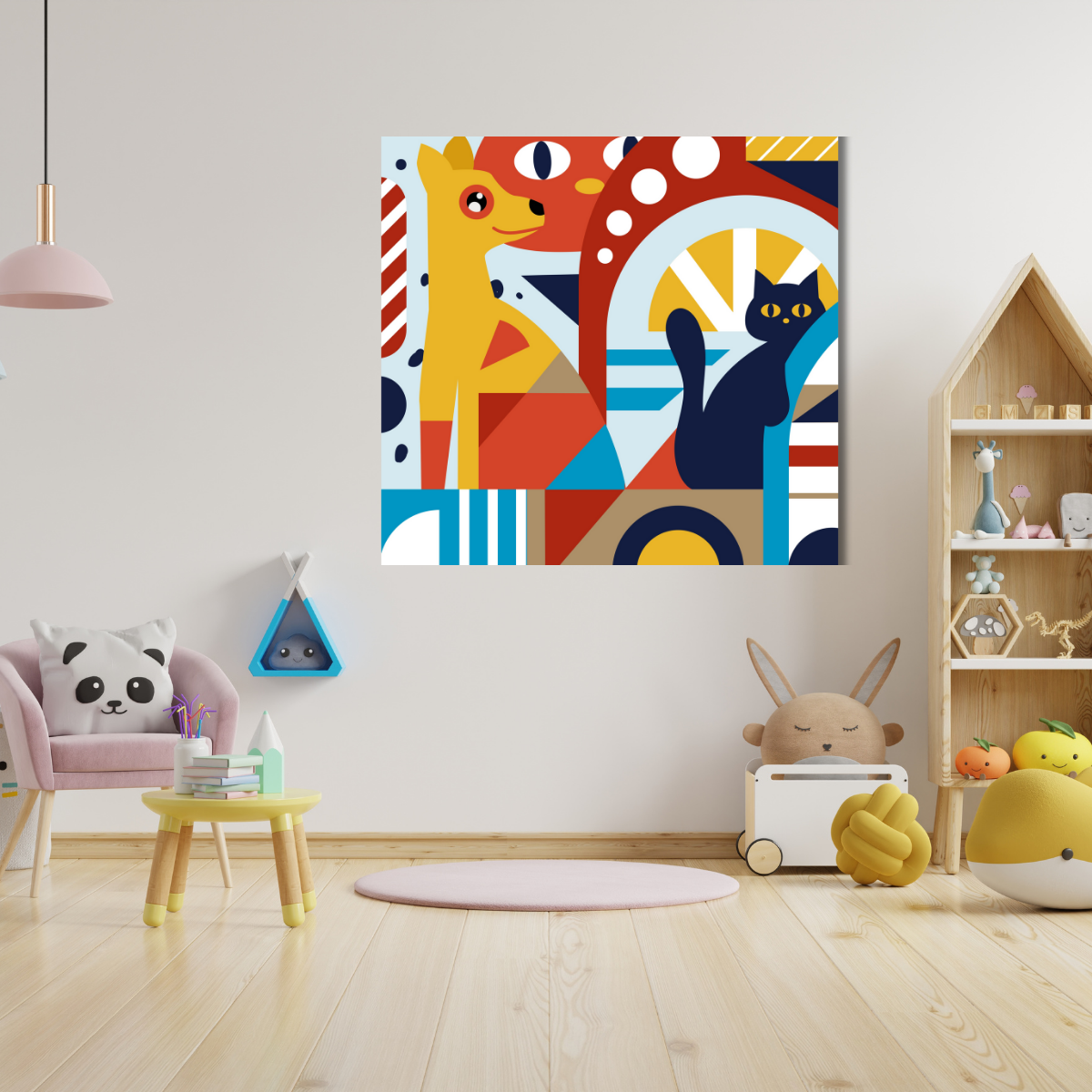 Tablou Canvas Copii Cats and Dogs