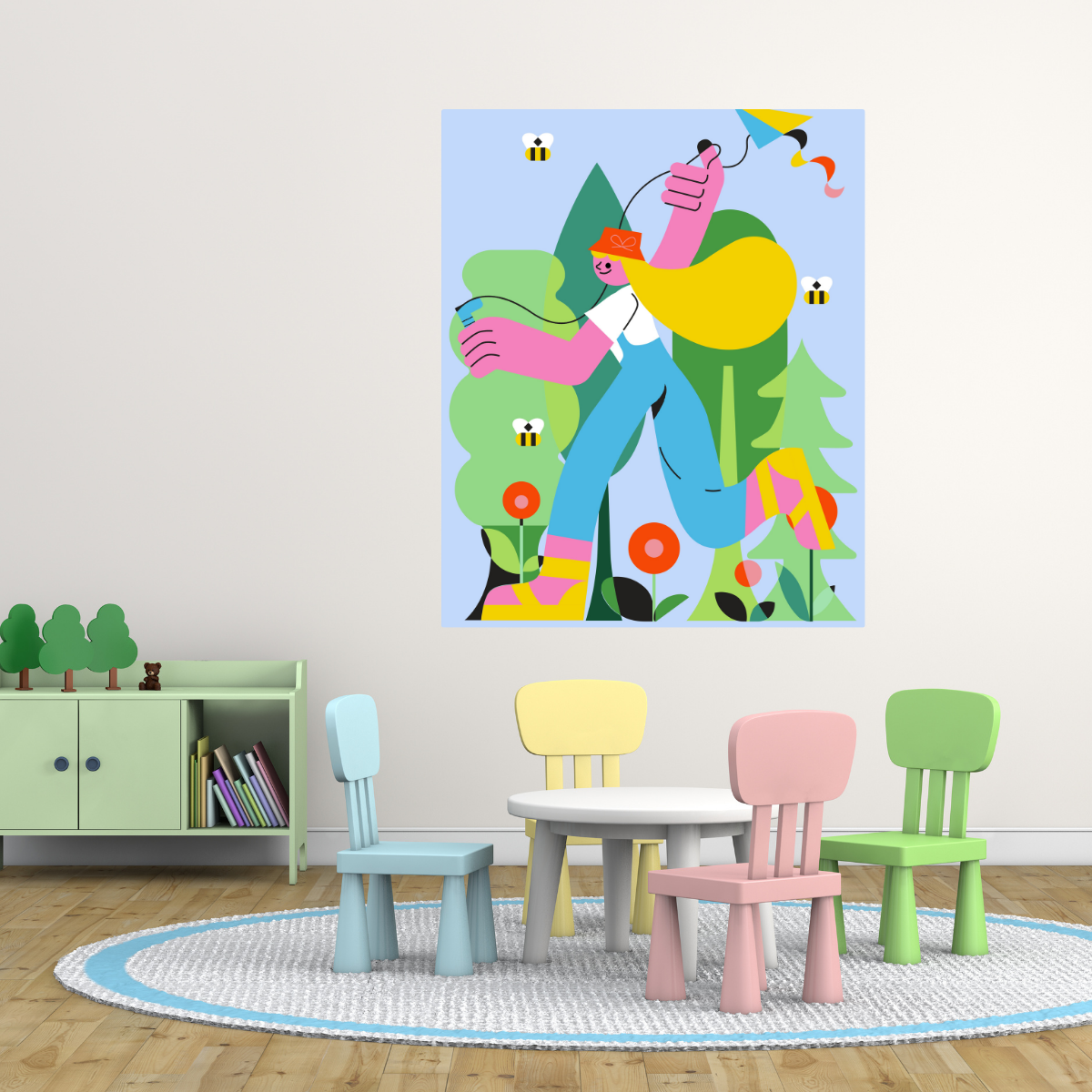 Tablou Canvas Copii Fetiță Aventurieră