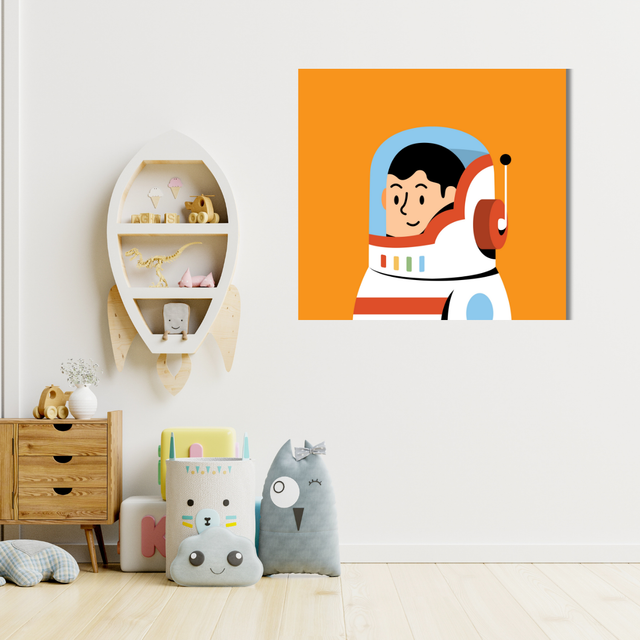 Tablou Canvas Copii În Spațiu 
