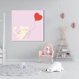 Tablou Canvas Copii Pisicuță Iubăreață 